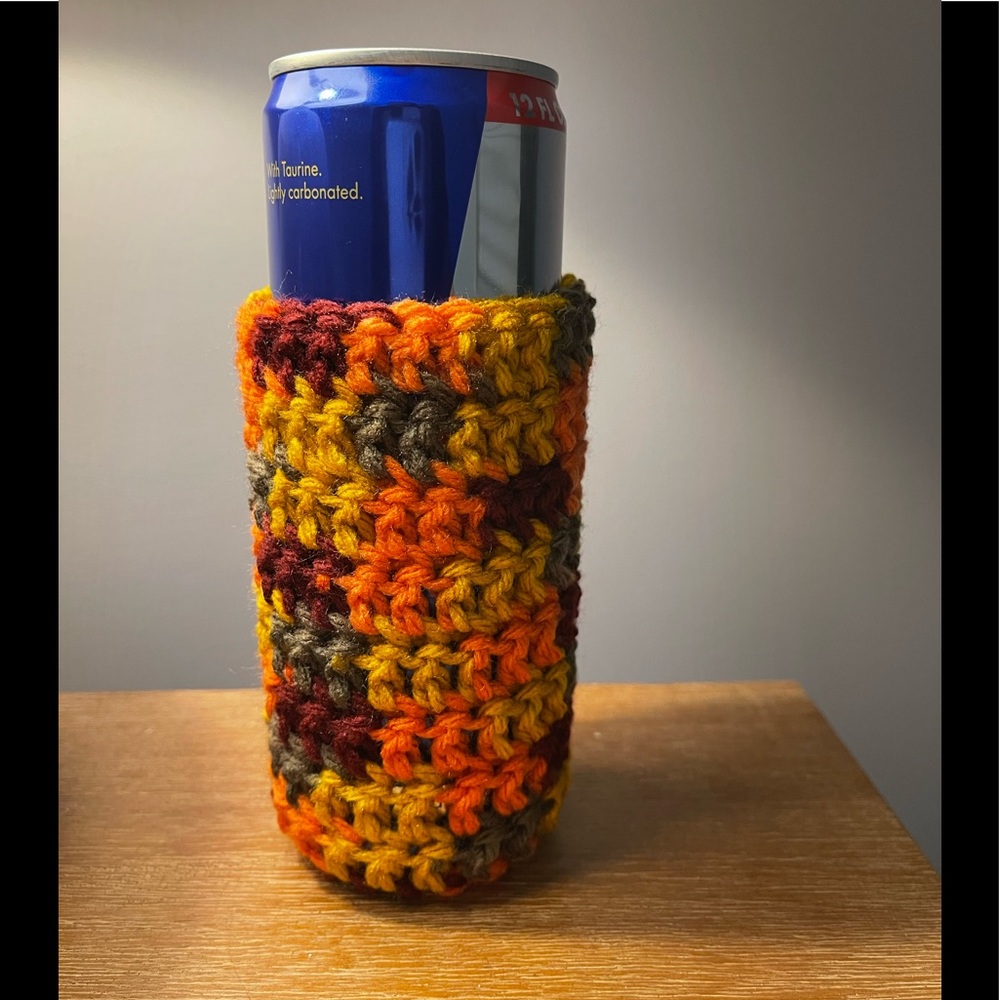 Handmade Crochet 12oz Slim Coozie